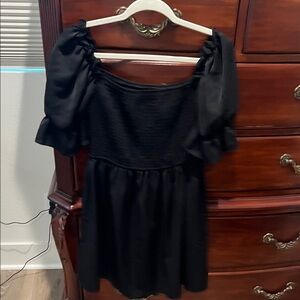 SHEIN Black Mini Dress